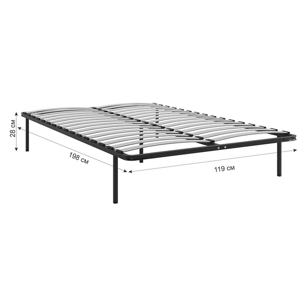 Изображение товара Основание разборное 1190x1980 с опорами Mebelson KO-1.2-01.0009