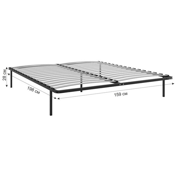 Изображение товара Основание разборное 1590х1980 мм с опорами KO-1.6-01.0009 Mebelson