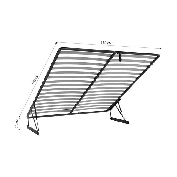 Изображение товара Основание разборное 1790х1980 с подъемным механизмом KO-1.8-02.0009 от Mebelson