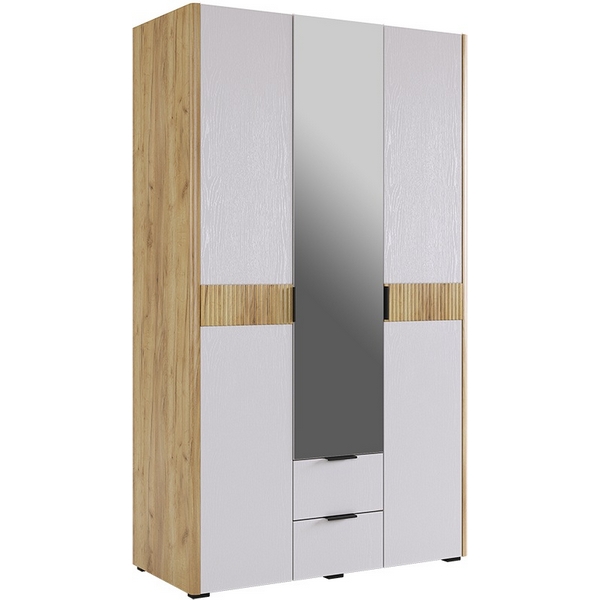 

Адам Шкаф трехдверный (зеркало), цвет дуб крафт золотой/белое дерево Mebelson (арт.MSA-05.2563), MSA-05.2563