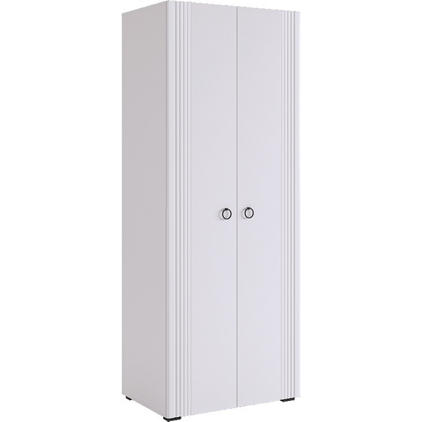 

Ева Шкаф двухдверный 102.01 Mebelson (ЛДСП,МДФ,ПВХ,Пластик/Светлое дерево,Белый) арт.UL.102-M.104.01.3101, UL.102-M.104.01.3101