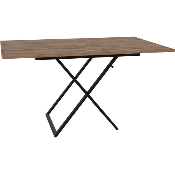 

Стол трансформер 1, чёрный/дуб вотан ГЗМИ Орфей 102133, Орфей 102133