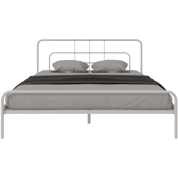 Изображение товара Кровать с металлическим основанием 140 см белая Форвард Модена 102138