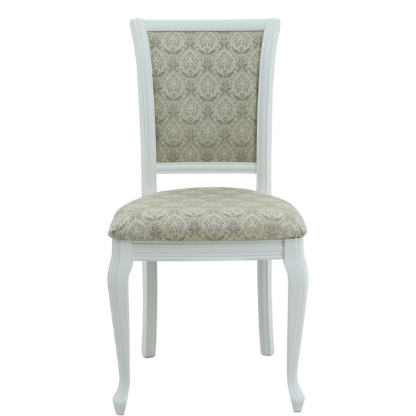 

Стул, Белый, ткань Маркиз 99/2 Аврора Кабриоль 102172, Кабриоль 102172