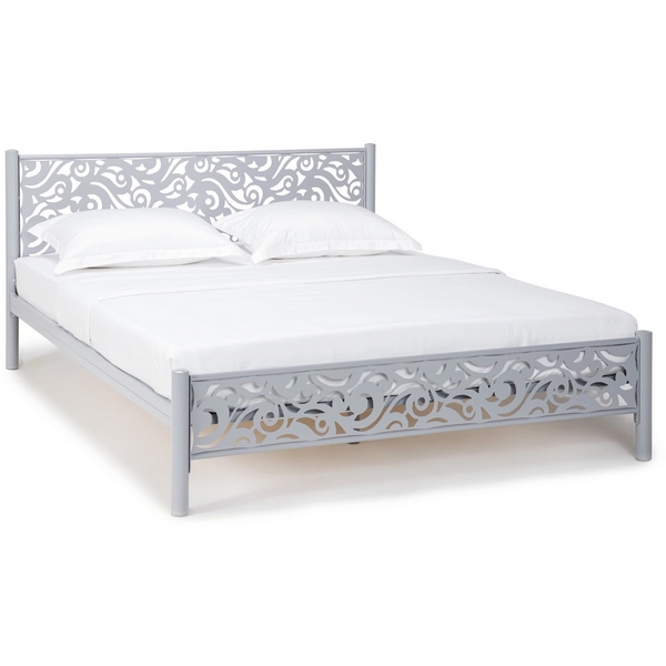 Изображение товара Кровать 160x200 серый шагрень Форвард Парма 102246 современная и прочная