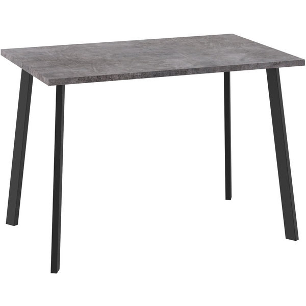 Изображение товара Стол нераздвижной 110х70 ДЫМЧАТАЯ КЕРАМИКА ЧЕРНЫЙ МАМАДОМА Уно 102295