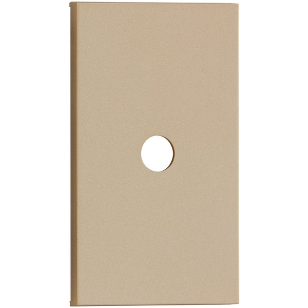 

TV накладка/вывод кабеля 2 модульная шампань матовый Meiton ACH08M2, ACH08M2