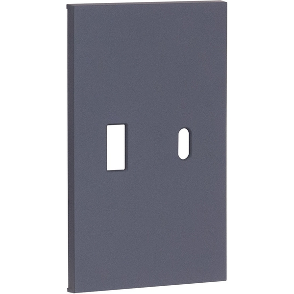 

USB+type С, накладка 2-ух модульная графит матовый Meiton AL12C, AL12C