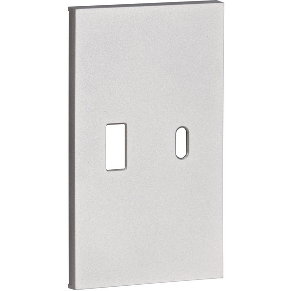 

USB+type С, накладка 2-ух модульная серый матовый Meiton AS12C, AS12C