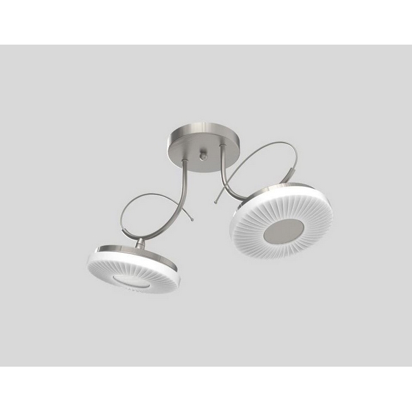 

Потолочная светодиодная люстра Мелодия Света SS1L 000021572, Серебро, SS1L 000021572