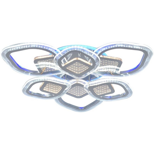 

Потолочная светодиодная люстра SS1L 000028986 Мелодия Света, Хром, SS1L 000028986