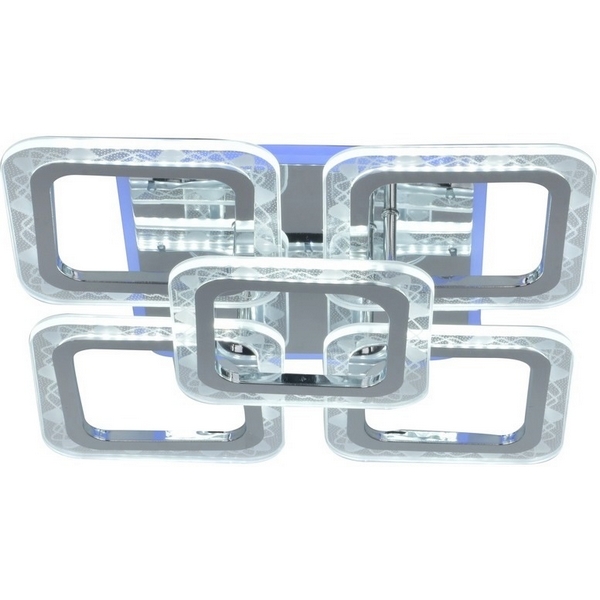 

Потолочная светодиодная люстра SS1L 000029016 Мелодия Света, Хром, SS1L 000029016