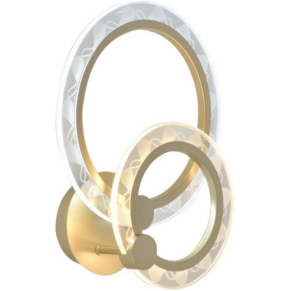 

Настенный светодиодный светильник Мелодия Света WA1L 000029046, Золото, WA1L 000029046