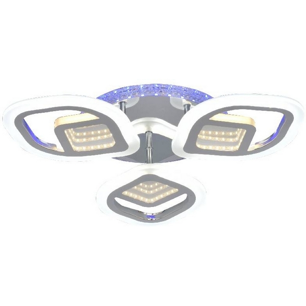 

Потолочная светодиодная люстра Мелодия Света SS1L 000030244, Хром, SS1L 000030244