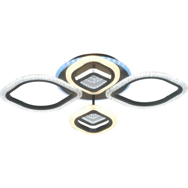 

Потолочная светодиодная люстра Мелодия Света SS1L 000030251, Черный, SS1L 000030251