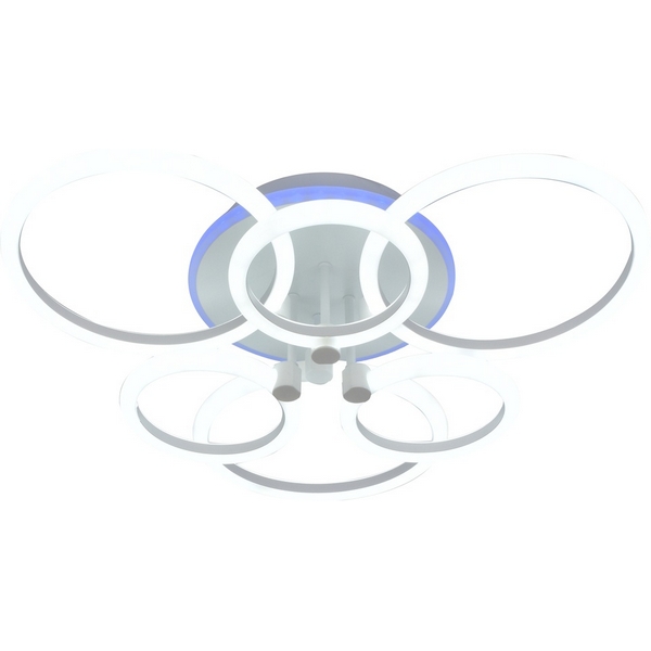 

Потолочная люстра M68576-3+3+1 143W WT Мелодия Света SS1L 000030298, Белый, SS1L 000030298