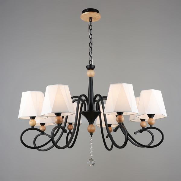 

Подвесная люстра Мелодия Света 000060429, Черно-белый, 000060429