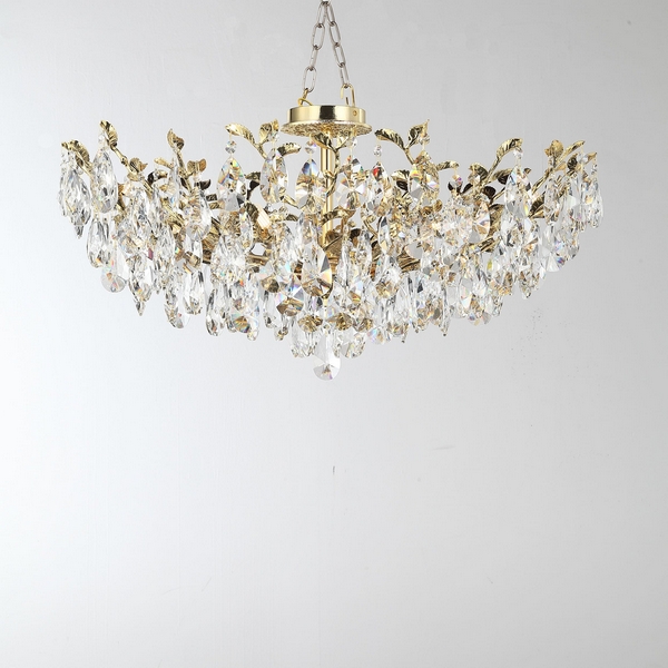 

Подвесная люстра PS4033-8 GD Мелодия Света PS1N 000067303 форма ветки, Золото, PS1N 000067303