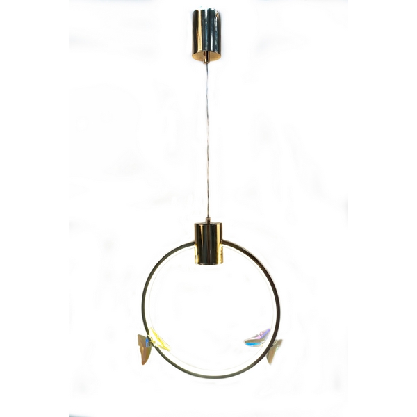 

Подвесной светодиодный светильник PS6522-1 GD Мелодия Света PS1L 000080009, Золото, PS1L 000080009