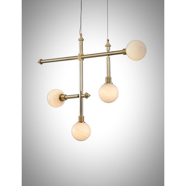 

Подвесная люстра Mizi'en Lizze MZ121730-4-1000, Золото, Lizze MZ121730-4-1000