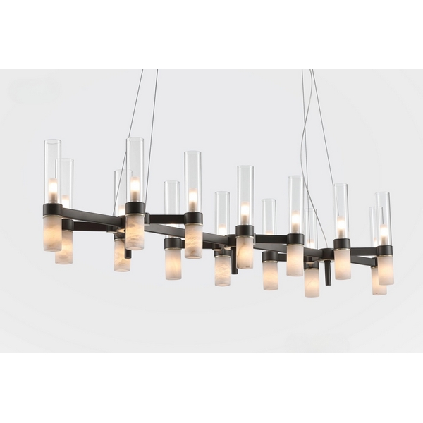 

Подвесная люстра Mizi'en Oxford MZ180556-28-1480, Графитовый, Oxford MZ180556-28-1480