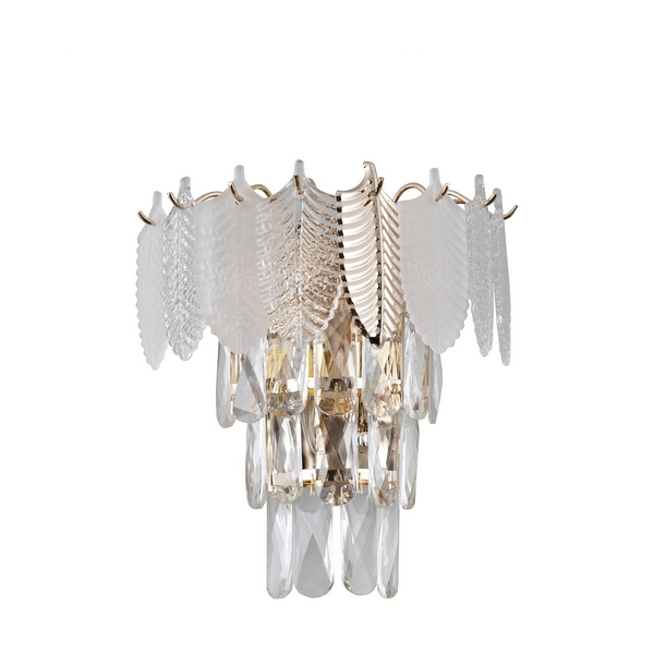 

Бра Modelux MODELUX 602-2, Прозрачный;золото, MODELUX 602-2