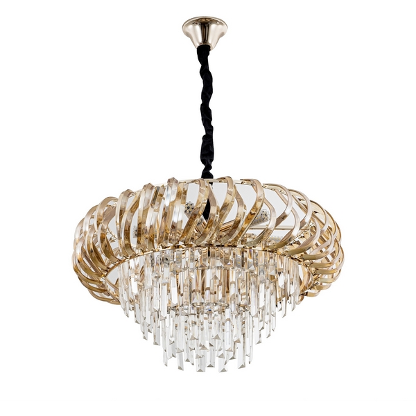 

Подвесная люстра хрустальная Modelux MODELUX 625-500, Прозрачный;золото, MODELUX 625-500