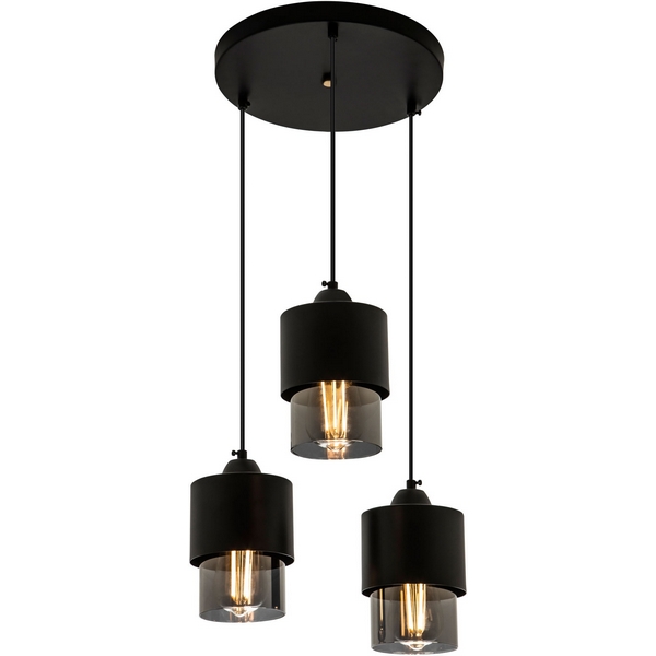 

Подвесной светильник Modelux MODEMODERN MD.0650.3R, Черный, MODEMODERN MD.0650.3R