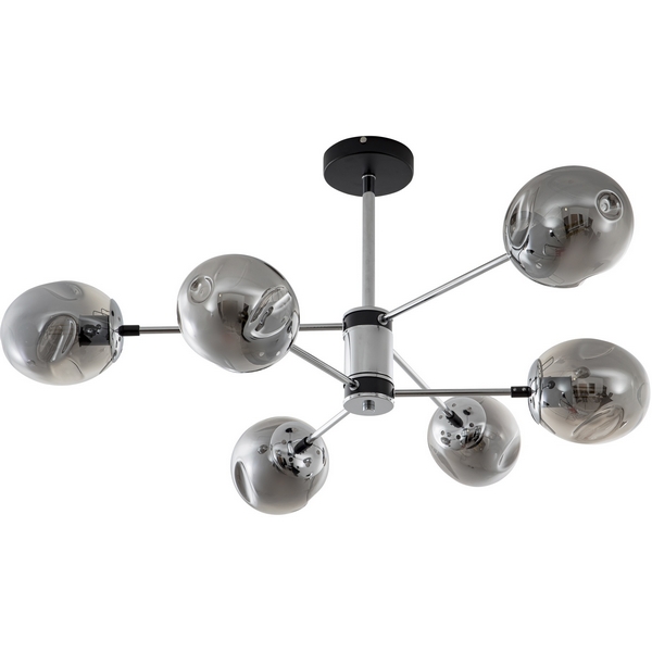 

Потолочная люстра на штанге Modelux MODEMODERN MD.2695.6, Хром, MODEMODERN MD.2695.6