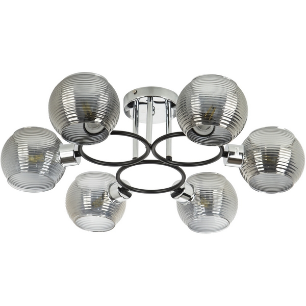 

Потолочная люстра на штанге Modelux MODEMODERN MD.7098.6, Хром, MODEMODERN MD.7098.6