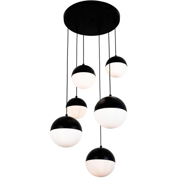 

Подвесной светильник Modelux MODEMODERN MD.9053.6, Черно-белый, MODEMODERN MD.9053.6