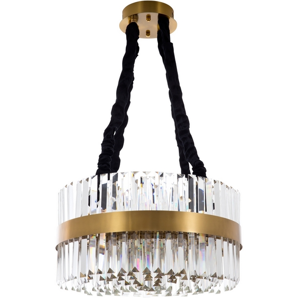 

Подвесная люстра светодиодная хрустальная с регулировкой цветовой температуры Modelux MODELUX ML.005.500, Прозрачный;бронза, MODELUX ML.005.500