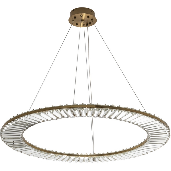 

Подвесной светильник светодиодный хрустальный с регулировкой цветовой температуры Modelux MODELUX ML.008.800, Бронза, MODELUX ML.008.800