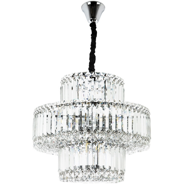 

Подвесная люстра хрустальная Modelux MODELUX ML.20205.9 CR, Хром;прозрачный, MODELUX ML.20205.9 CR