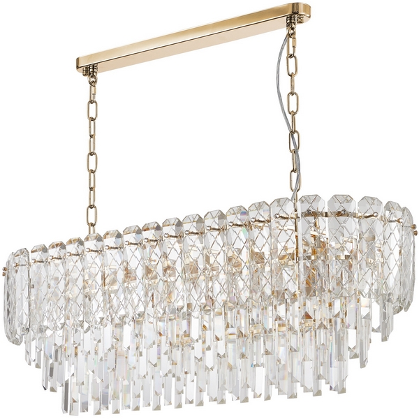 

Подвесная люстра хрустальная Modelux MODELUX ML.20210.10 GD, Прозрачный;золото, MODELUX ML.20210.10 GD