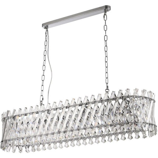 

Подвесная люстра хрустальная Modelux MODELUX ML.20212.10 CR, Хром;прозрачный, MODELUX ML.20212.10 CR