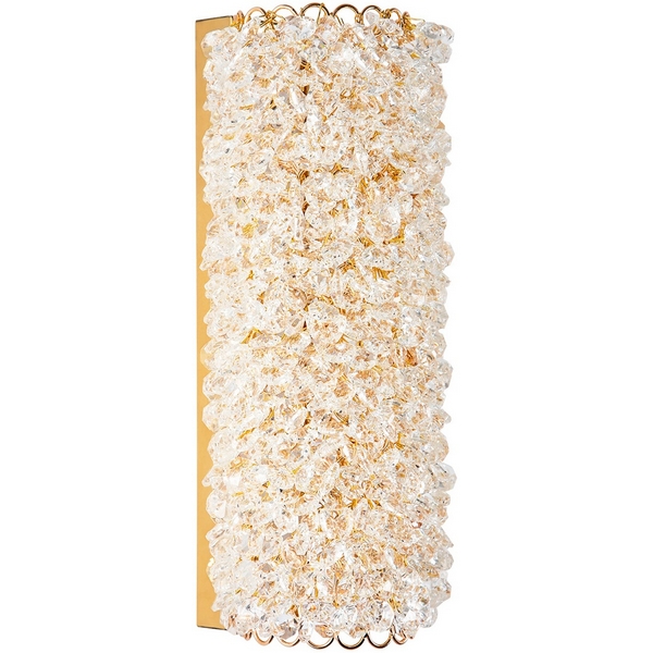 

Бра светодиодное хрустальное с регулировкой цветовой температуры Modelux ML.2318.300 GD, Прозрачный;золото, ML.2318.300 GD