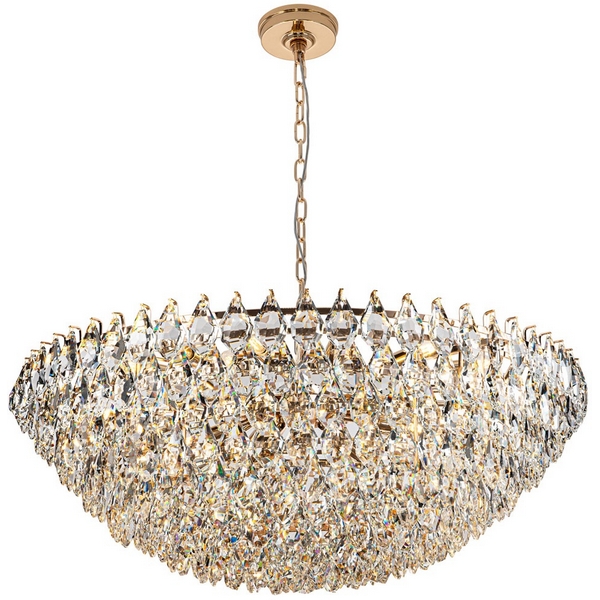 

Подвесная люстра хрустальная Modelux ML.2363.30 GD, Прозрачный;золото, ML.2363.30 GD