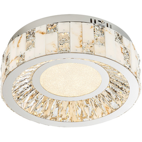 

Потолочный светильник светодиодный с пультом с регулировкой цветовой температуры Modelux ML.2400.400 CR, Хром, ML.2400.400 CR