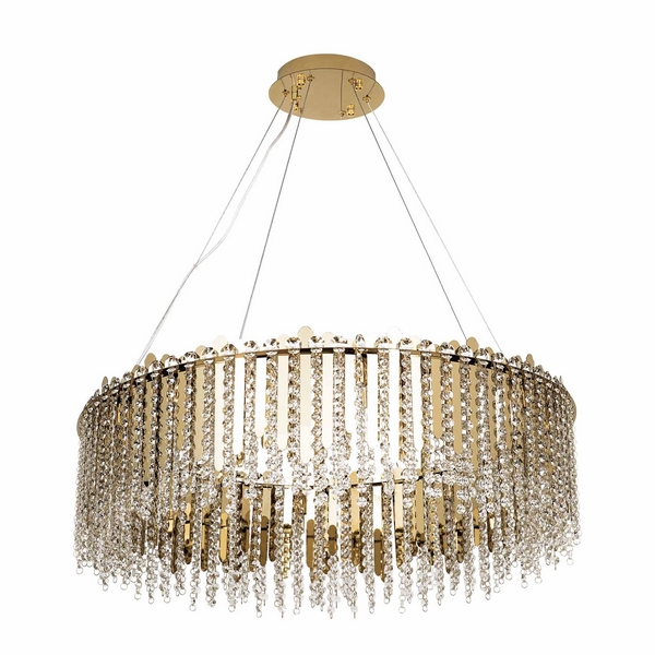 

Подвесная люстра хрустальная Modelux MODELUX ML.314.14 GD, Прозрачный;золото, MODELUX ML.314.14 GD
