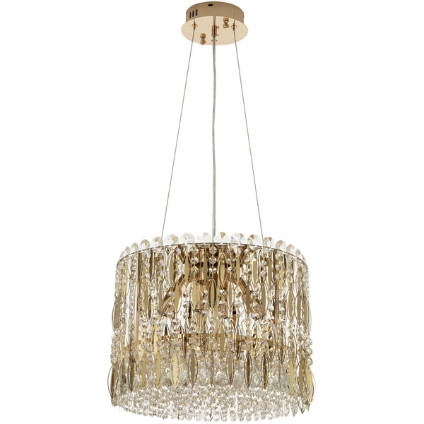 

Подвесная люстра хрустальная Modelux MODELUX ML.315.6 GD, Прозрачный;золото, MODELUX ML.315.6 GD