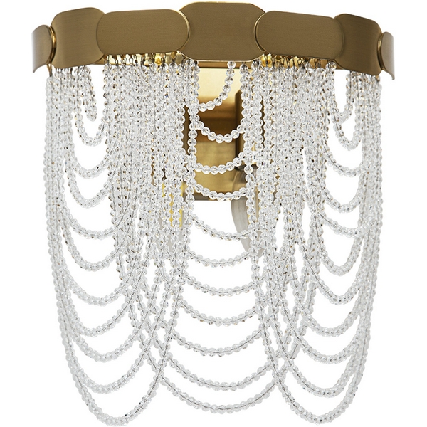 

Бра хрустальное Modelux ML.316.02 BS, Прозрачный;латунь, ML.316.02 BS