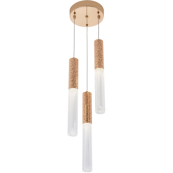 

Подвесной светильник светодиодный Modelux MODELUX ML.3310.3 GD, Золото, MODELUX ML.3310.3 GD