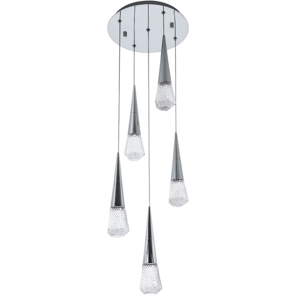 

Подвесной светильник светодиодный Modelux MODELUX ML.3315.5 CR, Хром, MODELUX ML.3315.5 CR