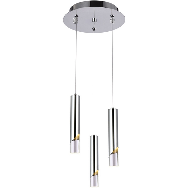 

Подвесной светильник светодиодный Modelux MODELUX ML.3317.3 CR, Хром, MODELUX ML.3317.3 CR