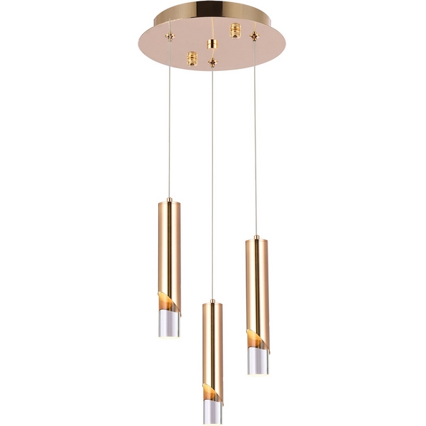 

Подвесной светильник светодиодный Modelux MODELUX ML.3317.3 GD, Золото, MODELUX ML.3317.3 GD