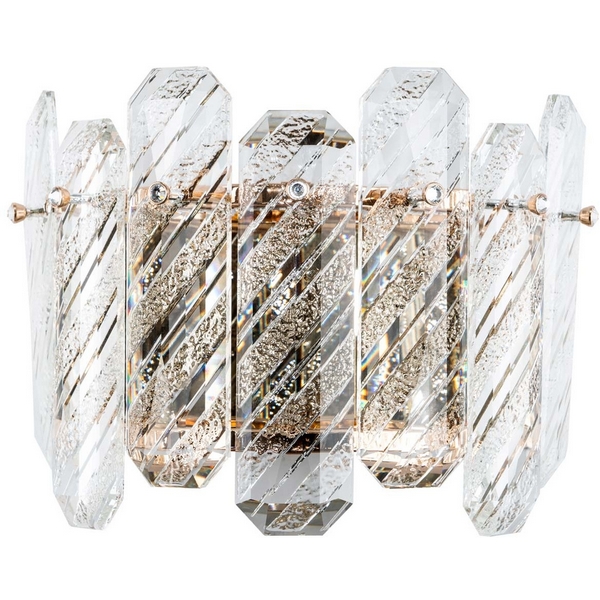 

Бра светодиодное хрустальное с регулировкой цветовой температуры Modelux MODELUX ML.350.250 GD, Прозрачный;золото, MODELUX ML.350.250 GD