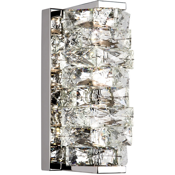 

Бра светодиодное хрустальное Modelux MODELUX ML.541.260 CR, Хром;прозрачный, MODELUX ML.541.260 CR