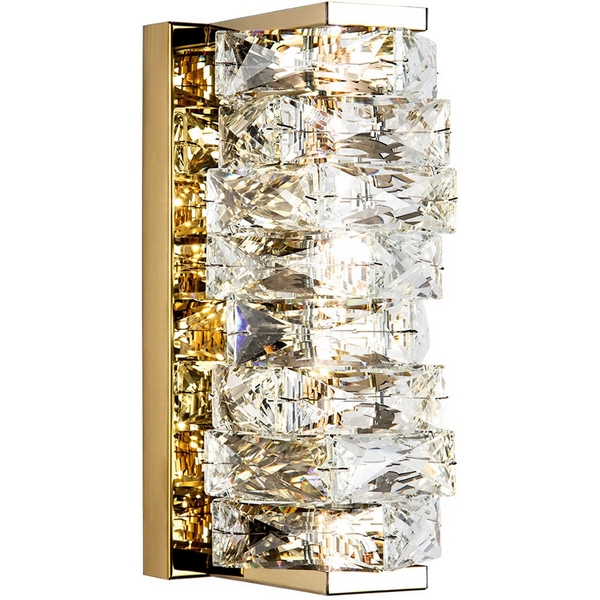 

Бра светодиодное хрустальное Modelux MODELUX ML.541.260 GD, Прозрачный;золото, MODELUX ML.541.260 GD