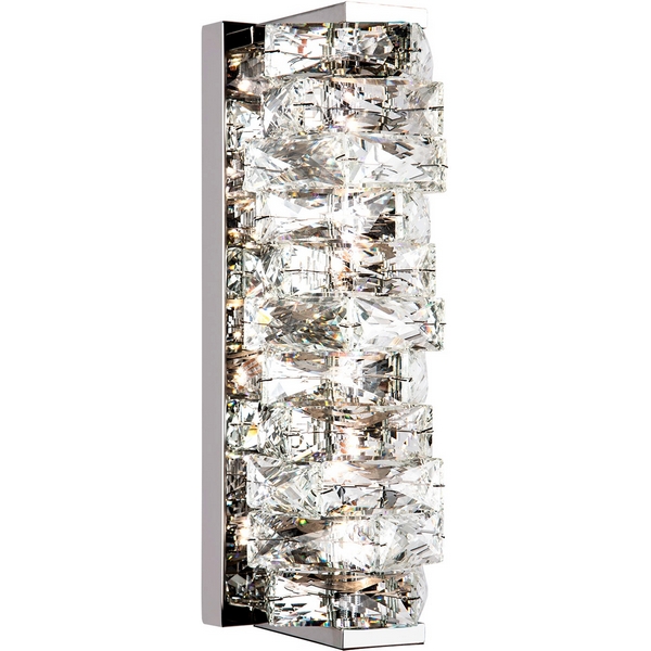 

Бра светодиодное хрустальное Modelux MODELUX ML.541.340 CR, Хром;прозрачный, MODELUX ML.541.340 CR